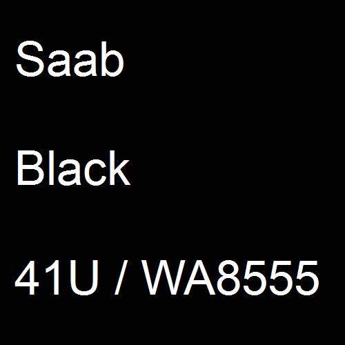 Saab, Black, 41U / WA8555.